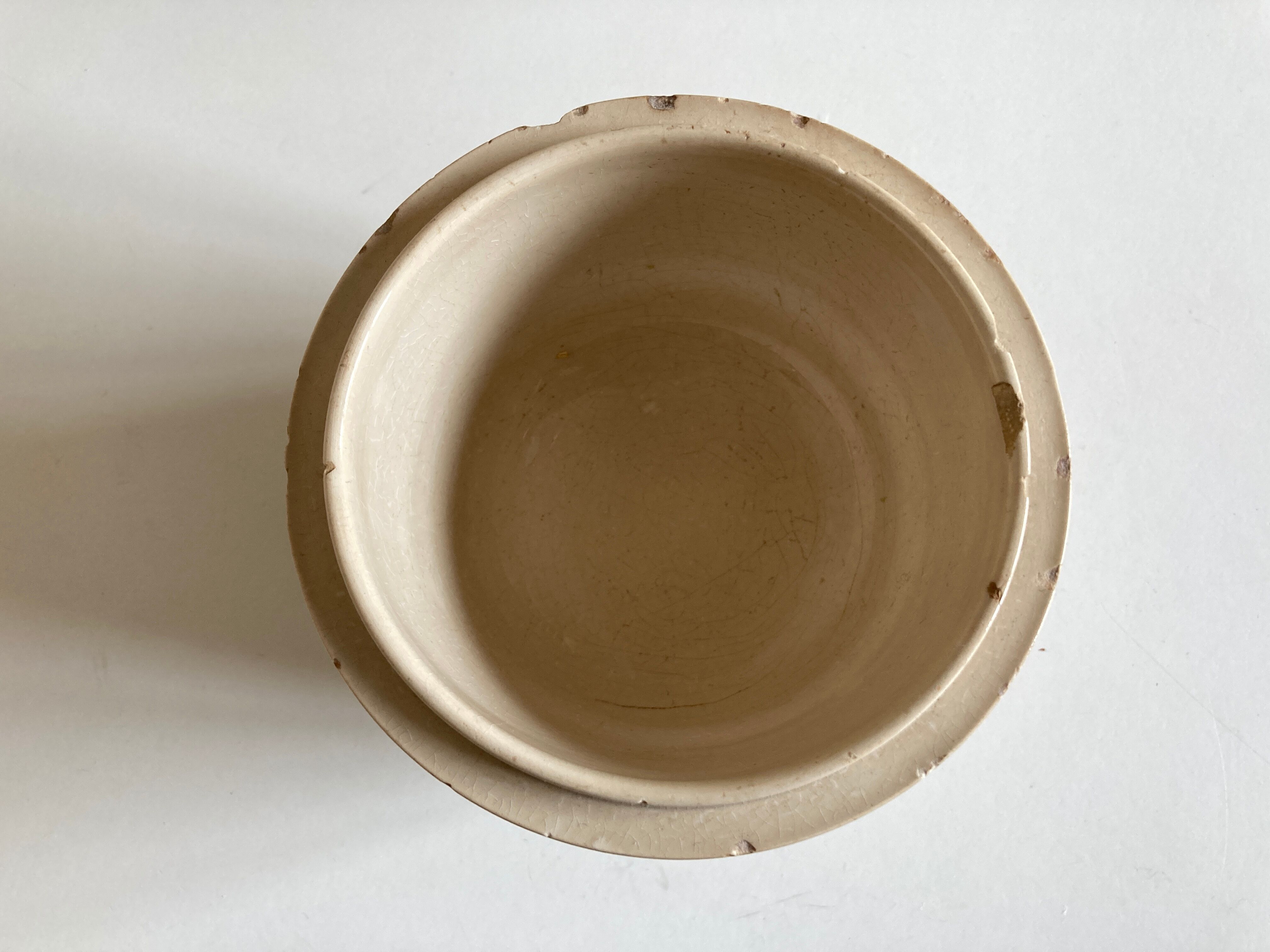 Pot de faïence directoire de digoin et sarreguemines néo classique 1860