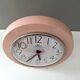 Meister Anker Wall Clock, 90s, Vintage Clock, Pastel Pink