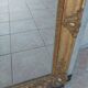 Trumeau miroir Empire en bois et stuc