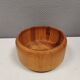 Danish bowl in turned pine from the 1970s-80s.