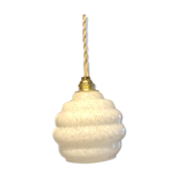 White Clichy glass walker