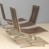 Set of Rolling Chairs, Zbyněk Hřivnáč, 1963, Czechoslovakia