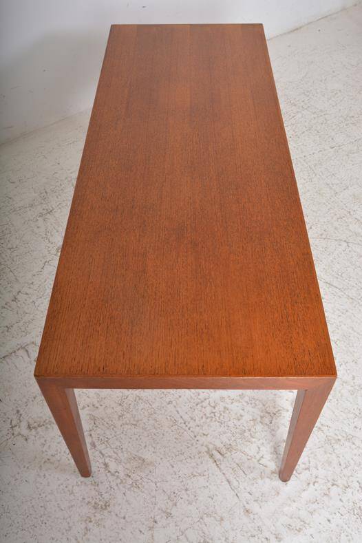 Vintage teak coffee table by Severin Hansen For Haslev Møbelsnedkeri, 1960s