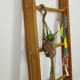 Vintage wooden decorative ladder