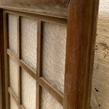 Fixed window with small panes in solid oak 20th century