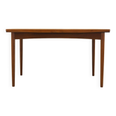 Table en teck, design danois, années 1960, fabriquée au Danemark