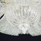 Garda, luxury Italian Murano glass ceiling light or flush mount, 1980s