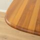 Glostrup dining table, 1980s, solid teak, by Johs. Kristoffersen & Søn, with two extension leaves
