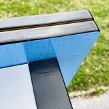 Italian dining table and 4 chairs by Salvarani, 1950s, set of 5.