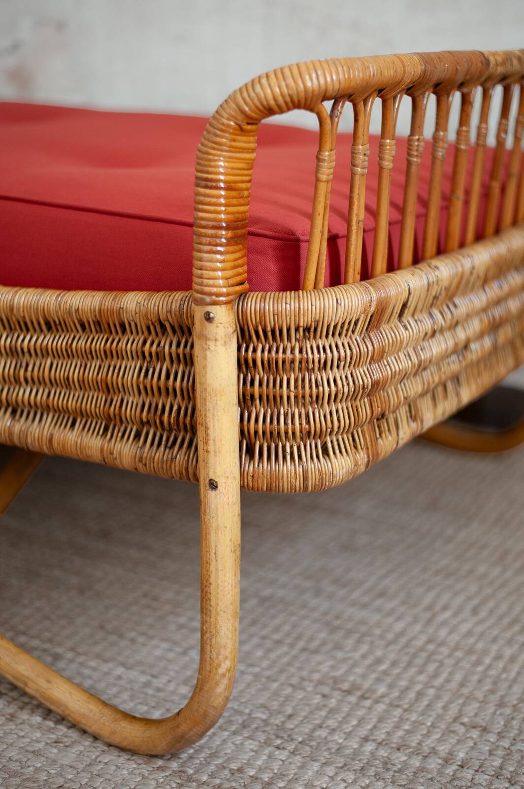 Bamboo daybed, 1960s, set of 2