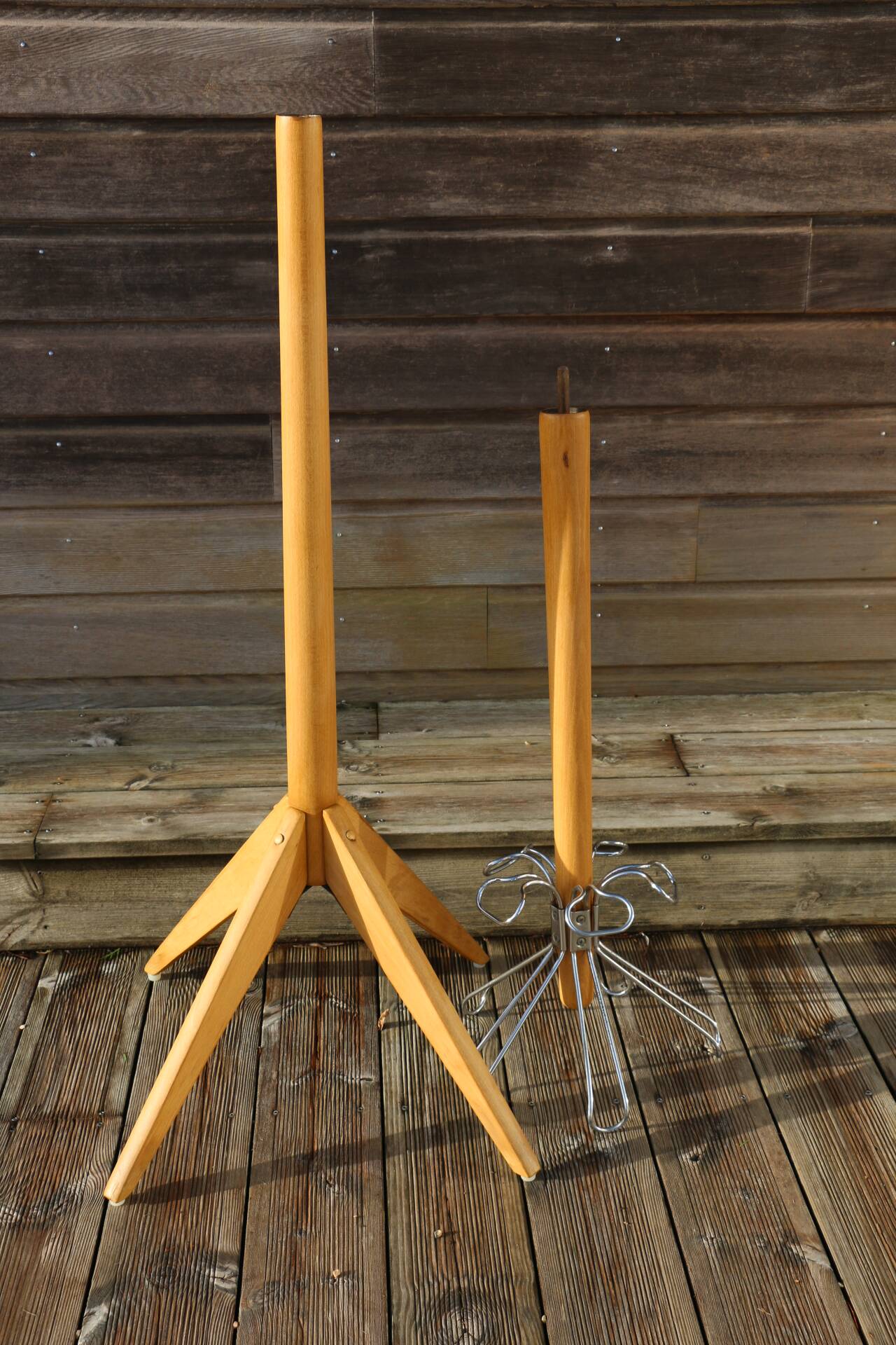 Parrot coat rack 1950 light beech