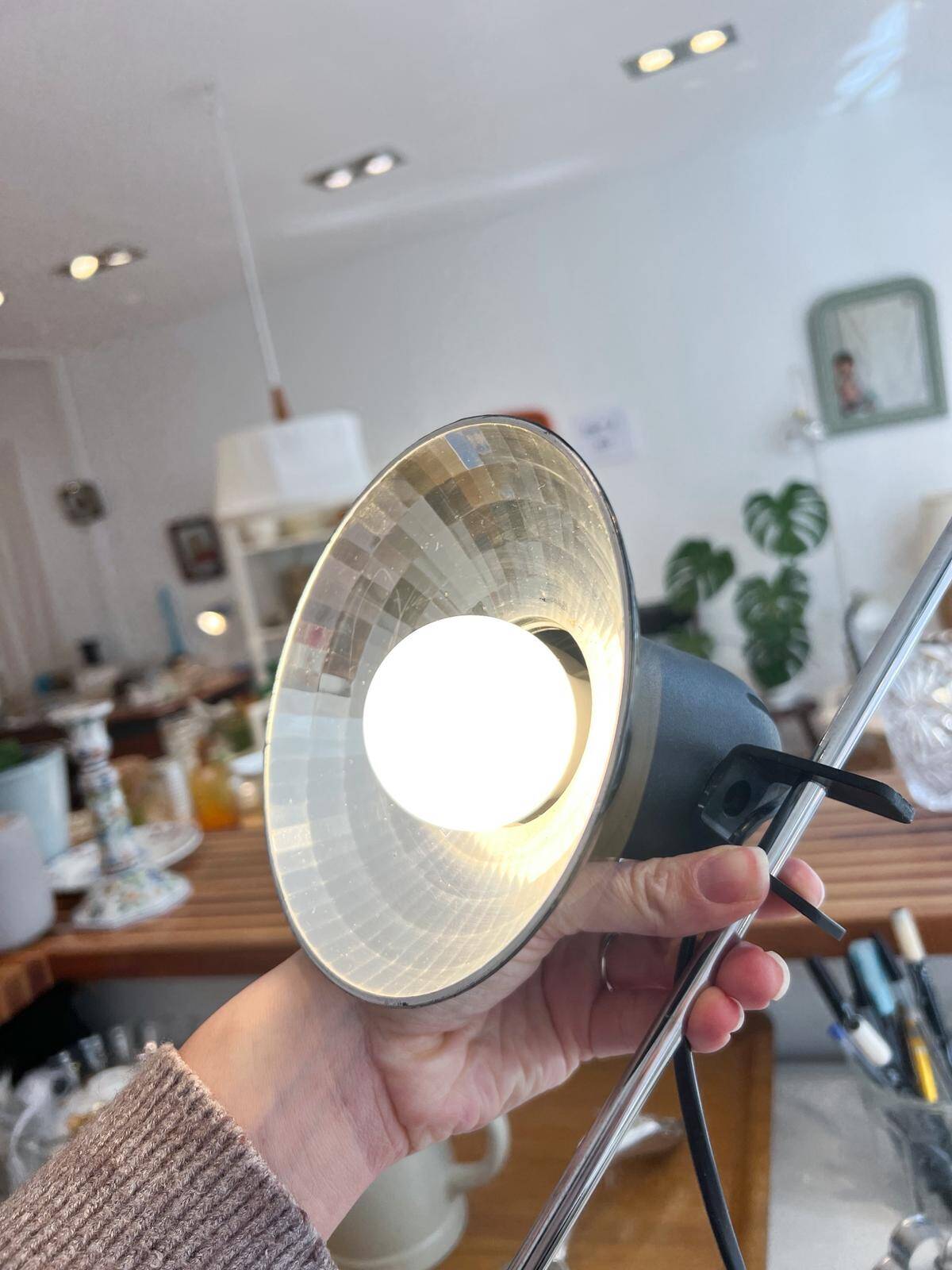 Adjustable desk lamp, 1970s-80s