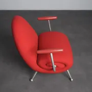 “Chiocciola” lounge chair by Roberto Semprini for Arredaesse, Italy, 1994