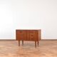 Commode à tiroirs danoise du milieu du siècle en teck, années 1960.