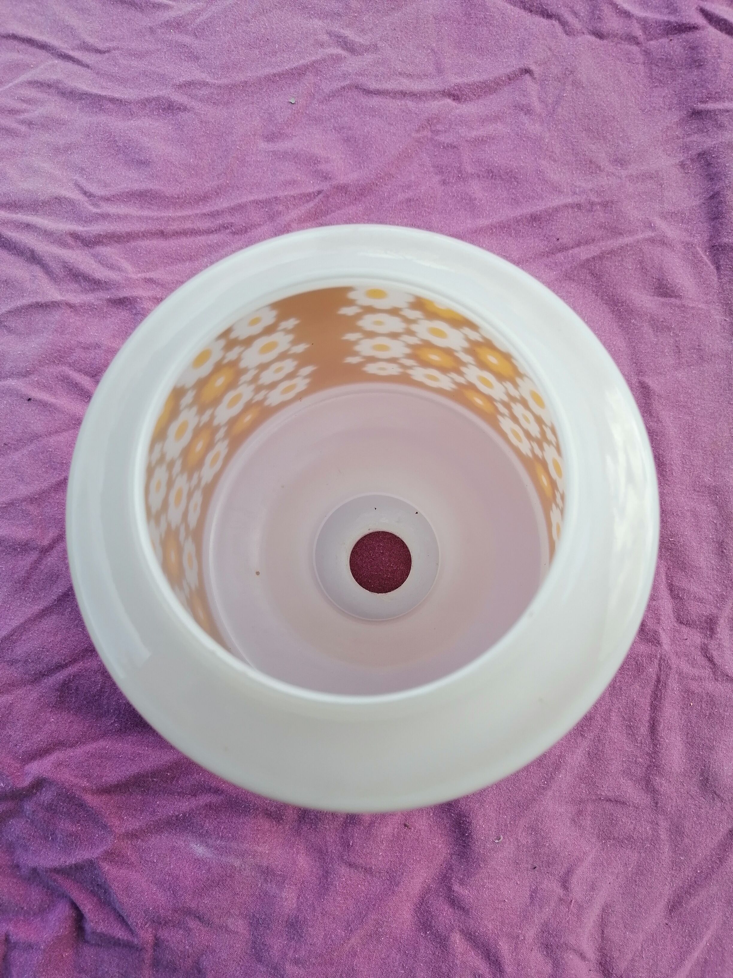 Vintage arcopal lampshade year 1970