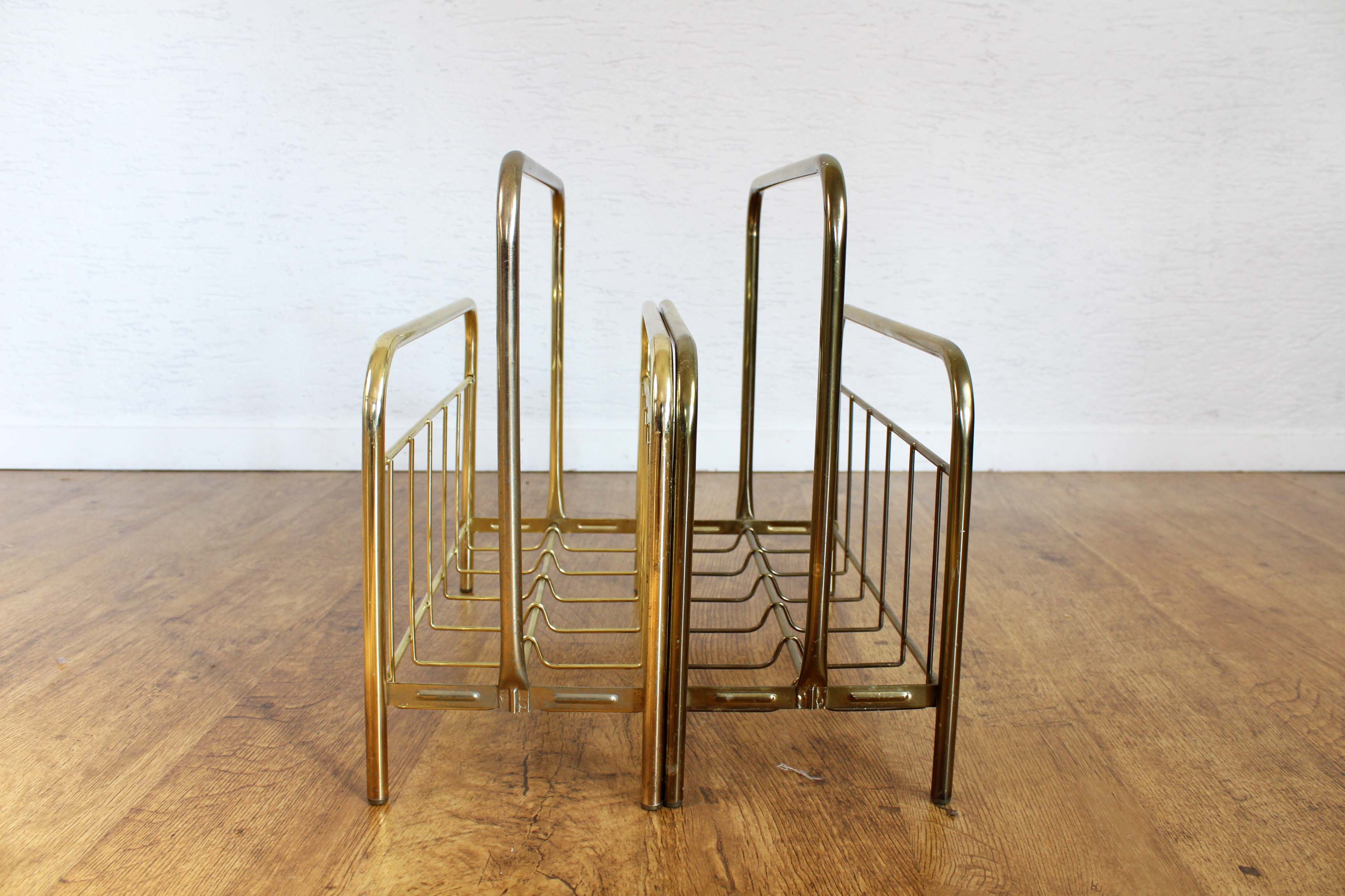 Magazines vintage brass metal door