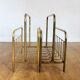 Magazines vintage brass metal door