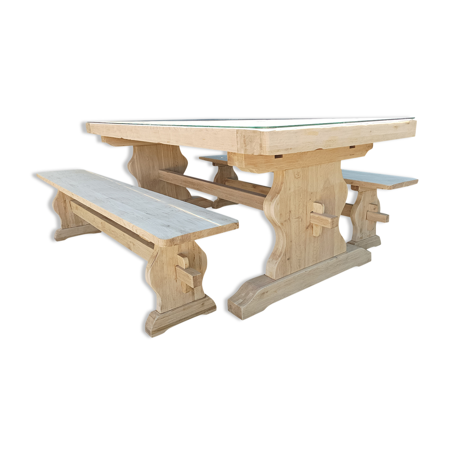 Monastery table with 2 benches