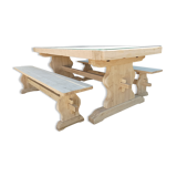 Monastery table with 2 benches