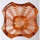 70's thick glass vase