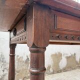 XXL table in solid dark walnut 3m