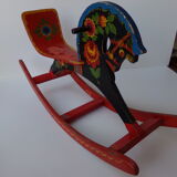 Horse rocking Russian