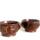 Pair of stoneware bowls by André Bodin, 1950