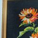 Vintage sunflower tapestry