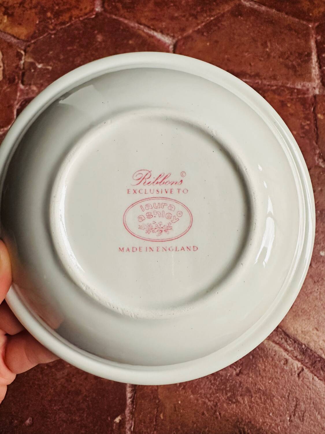 Laura Ashley Antique Soap Dish Pair