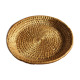 Round basketry tray