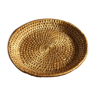 Round basketry tray