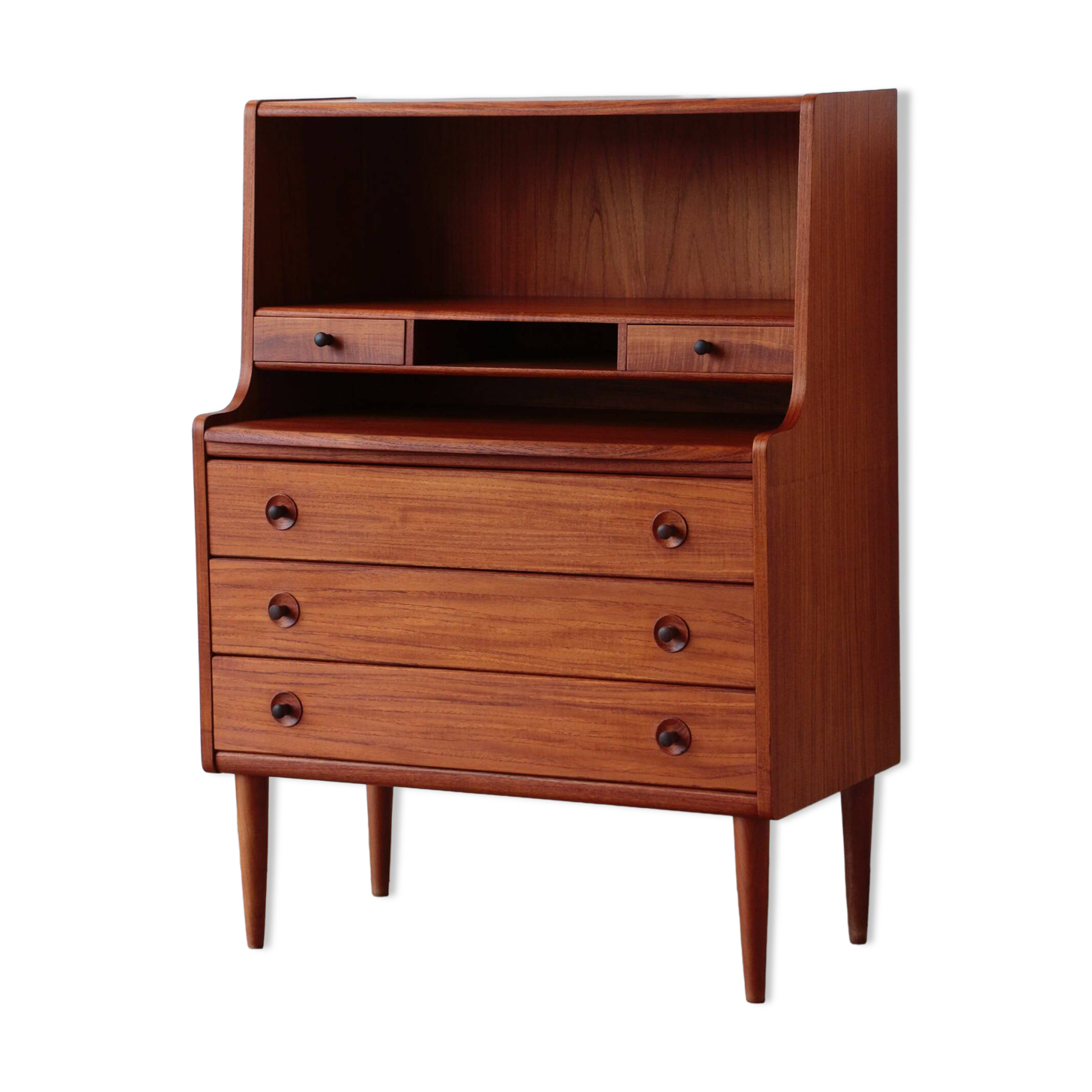 Secrétaire scandinave en teck - MSE Mobler 1960