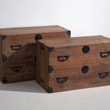 Old Japanese Tansu Chest – Meiji / Taishō Period (c.1868-1926) #24
