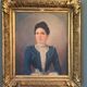 Pair of oil on canvas portraits signed Béchard