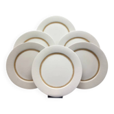 Rosenthal Tapio Wirkkala 6 assiettes plates Ondulation Studio-Linie