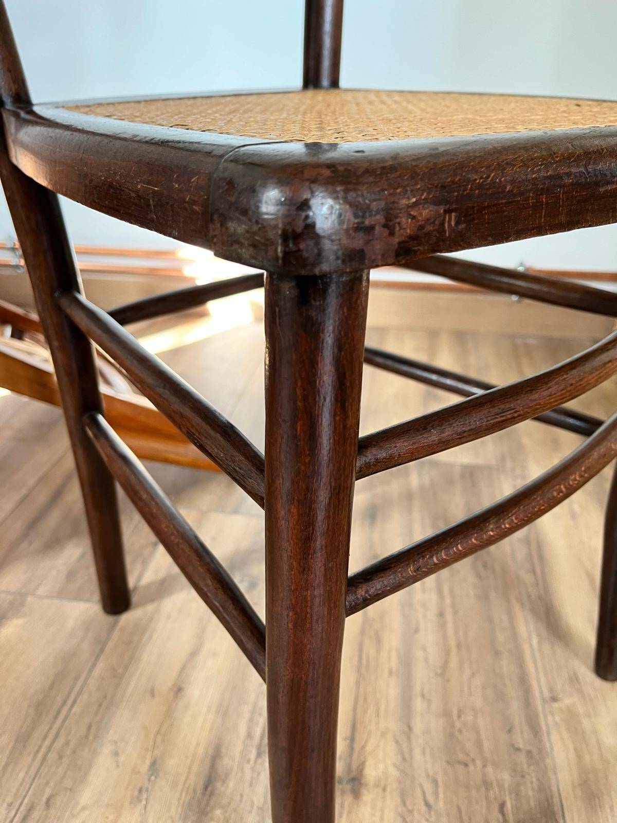 Set of 4 mismatched chairs