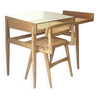 Bureau et chaise Michel Ducaroy pour SNA Roset 1950 -1960