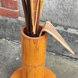 Vintage floor lamp model reeds