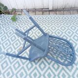 Patinated wooden chair