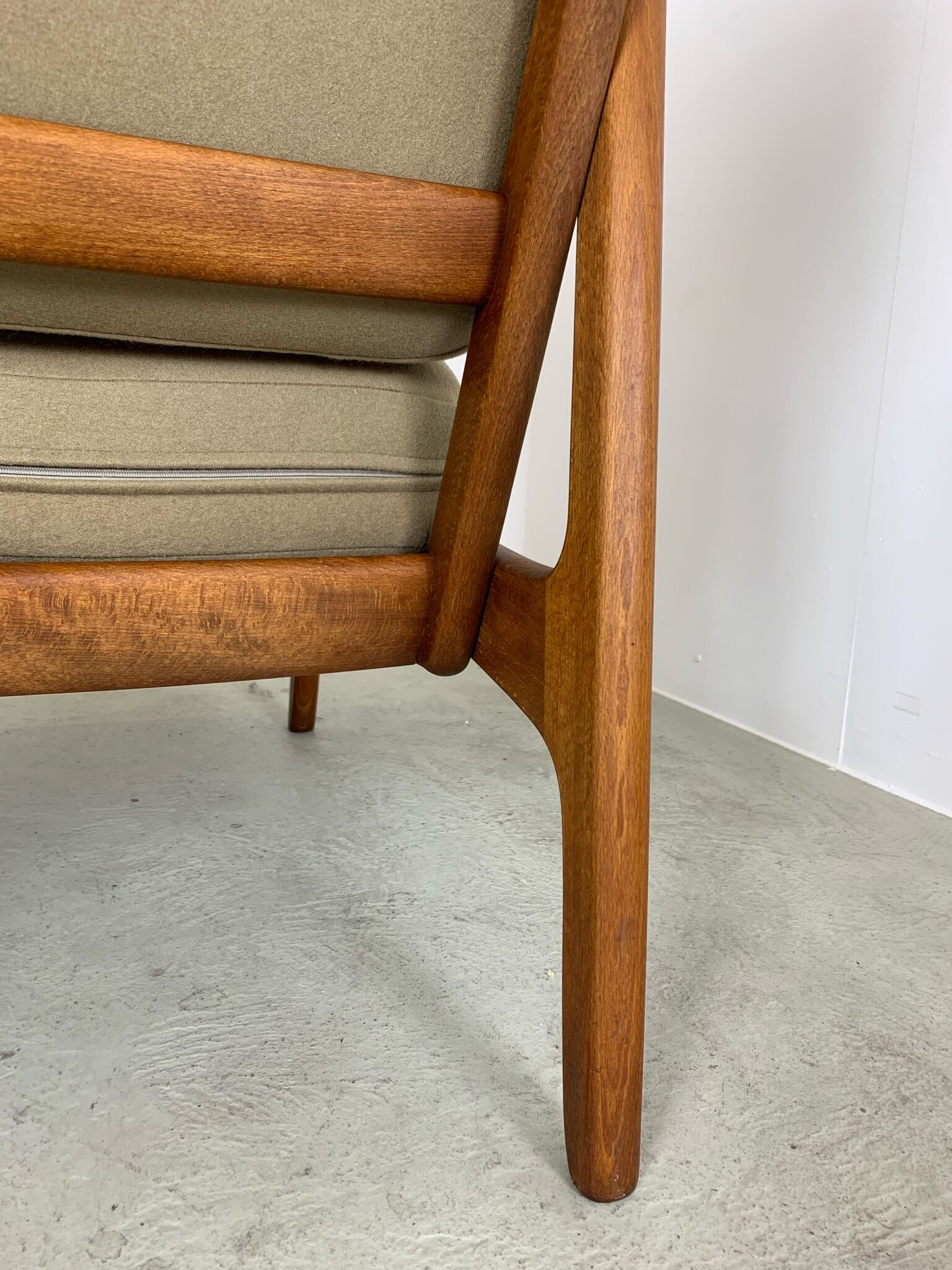 Canapé & chaises d'Ole Wanscher pour France &Søn, Danemark, années 1960