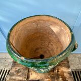 Varnished terracotta jar