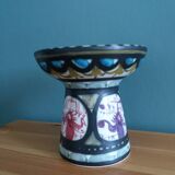 Candlestick holder signed André L'Helguen Keraluc Quimper