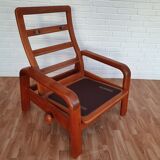 Fauteuil danois réglable HS Design, années 80
