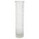 Vintage mid-century transparent Oberglass vase, rock crystal, Austria, 1970s.