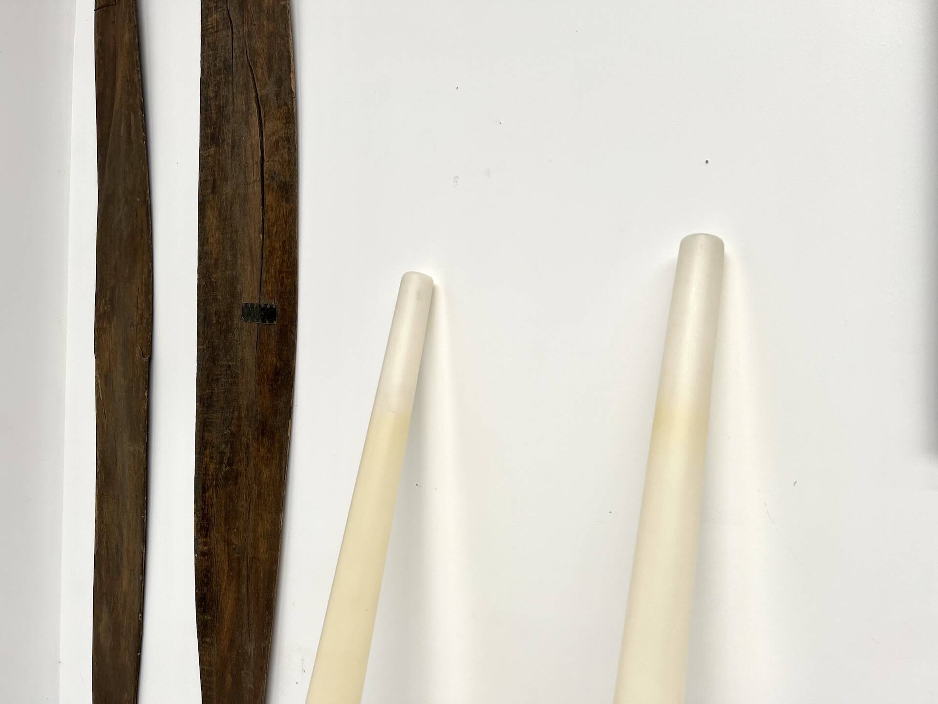 Pair of Michael Young Sticklight Lamps