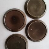 Set of 12 flat plates in niderviller glazed stoneware