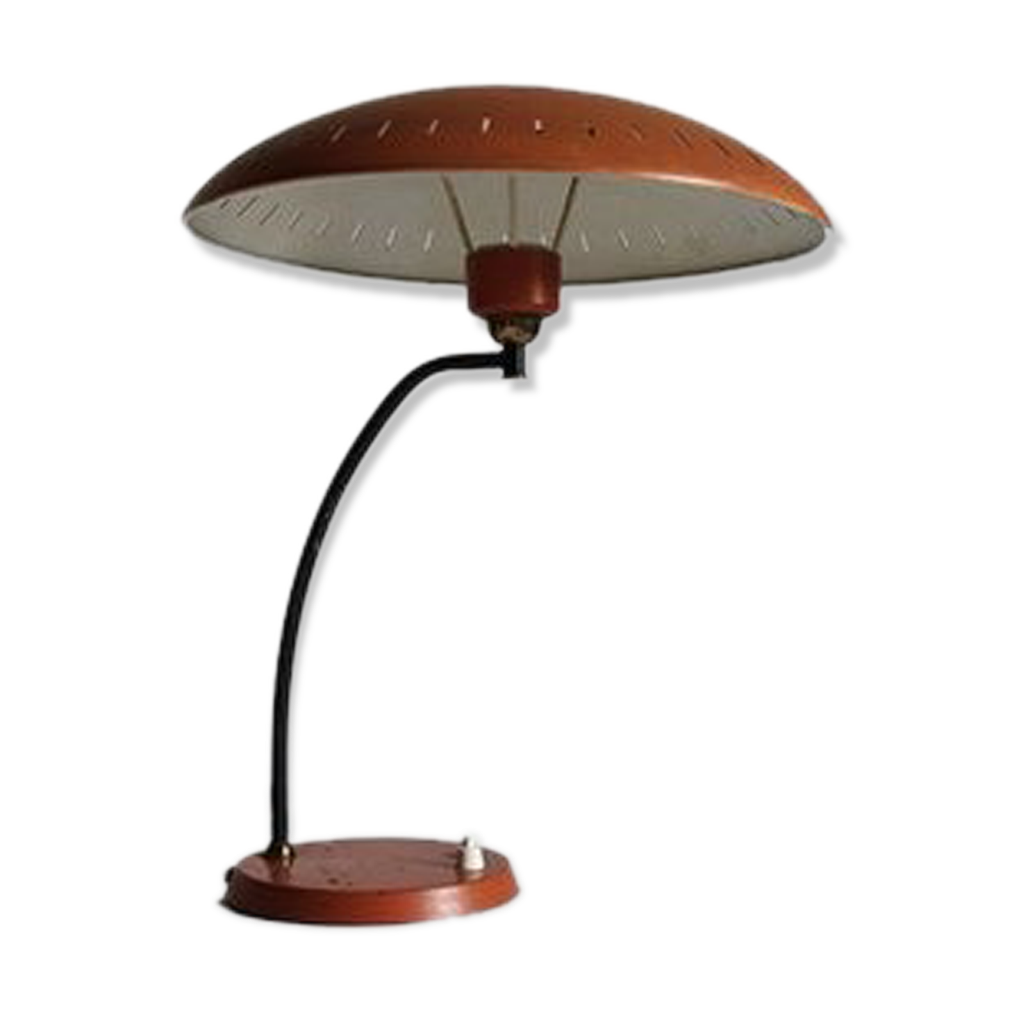 Lampe junior de bureau d’ombre d’Ovni par Louis Kalff pour Philips années 50