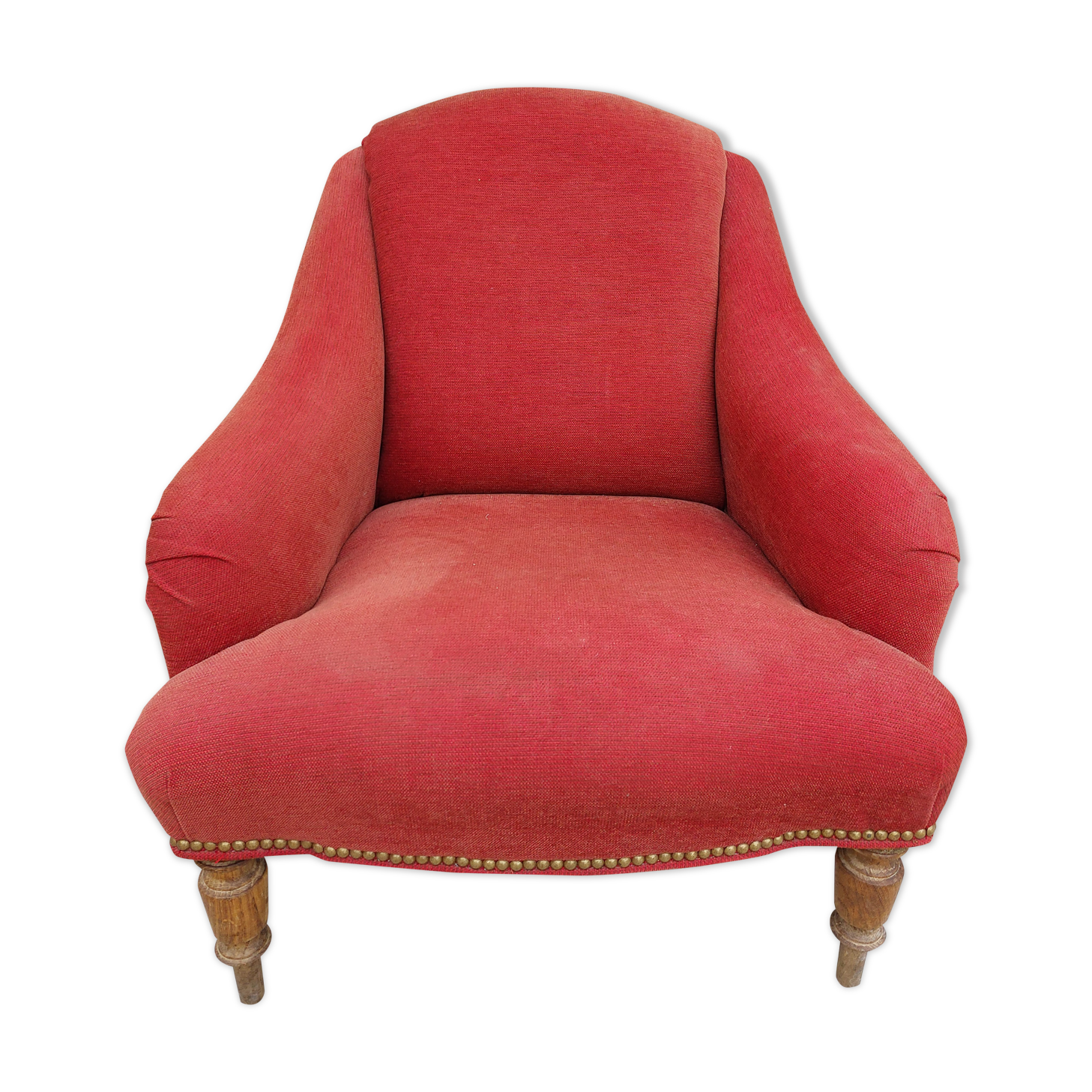 Napoleon III style toad armchair