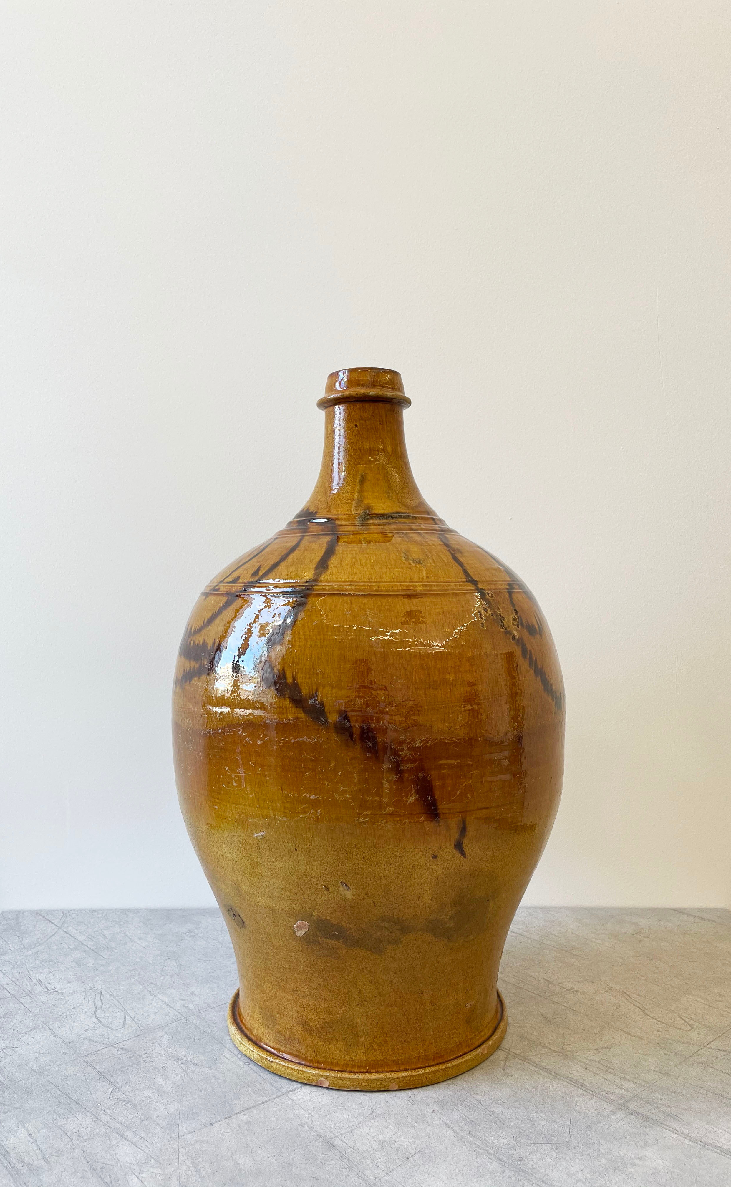 Antique Drip Glaze Vase