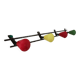 Vintage wall coat rack